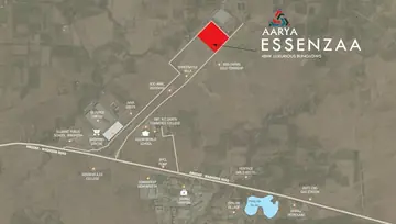 Location of Aarya Essenzaa - Image 112454