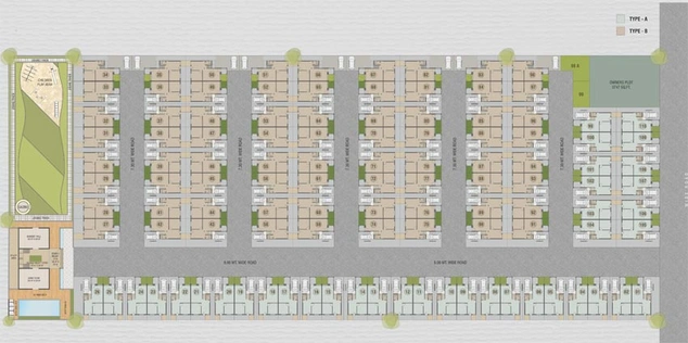 Master Plan of Aarya Essenzaa in Waghodia Road, Vadodara - Image 112455