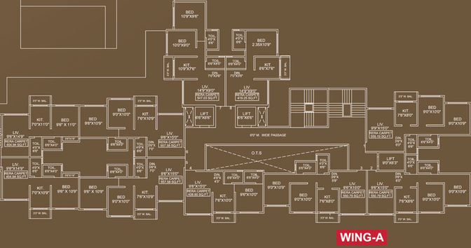 Floor Plan of Shree Krishna Bhoomi in Naigaon East, Palghar - Image 19269