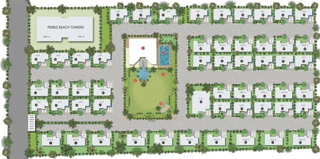 Master Plan of Blue Nile Pebble Beach in Madhurawada, Visakhapatnam - Image 177285