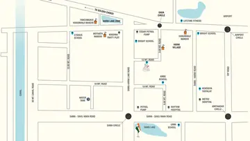 Location of Gopinath Platinum Heights - Image 110012