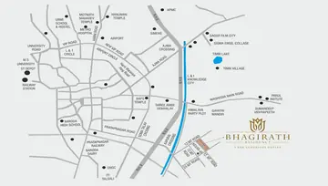 Location of Bhakti Bhagirath Residency - Image 110050