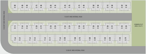 Master Plan of Bhakti Bhagirath Residency in Kapurai, Vadodara - Image 110051