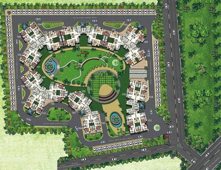 Master Plan of Rohtas Platina in Faizabad Road, Lucknow - Image 177438