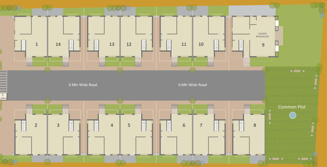 Master Plan of KD Millennia in Bill, Vadodara - Image 109908