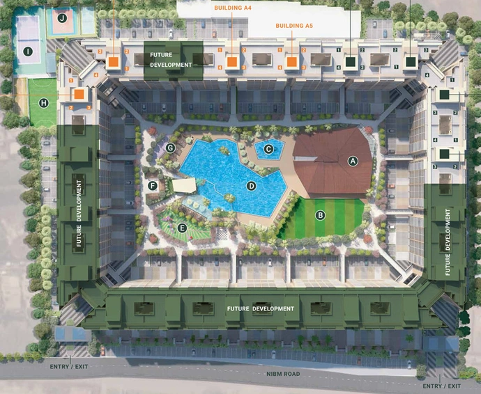 Master Plan of Kumar Palmspring in Undri, Pune - Image 24123