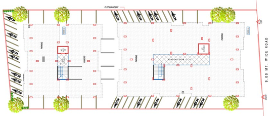 Master Plan of Dhruv Residency in Vemali, Vadodara - Image 109622