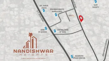 Location of Nandishwar Heights - Image 109683