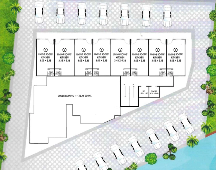 Master Plan of Nilkanth Height in Sevasi, Vadodara - Image 112514