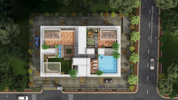 Master Plan of CSS Pristine Heights in BJB Nagar, Bhubaneswar - Image 151263