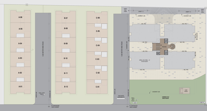 Master Plan of Viranchi Eleanor Calista in Sama Savli Road, Vadodara - Image 109125