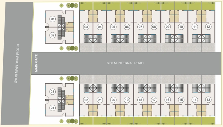 Master Plan of Sahyog Moin Park in Gorwa, Vadodara - Image 109772