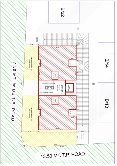 Master Plan of Khushboo Hiya Homes in Manjalpur, Vadodara - Image 109817