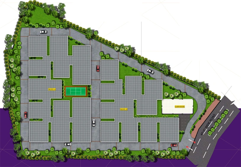 Master Plan of Essen Marvella in Kompally, Hyderabad - Image 110704