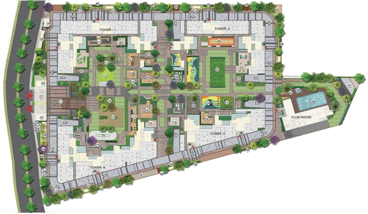 Master Plan of GHR Callisto in Kollur, Hyderabad - Image 110715