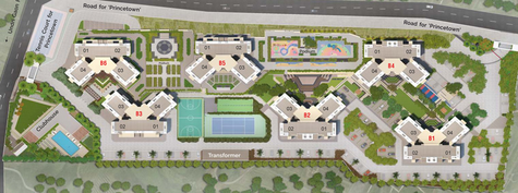 Master Plan of Kumar Princetown Royal in Undri, Pune - Image 24462