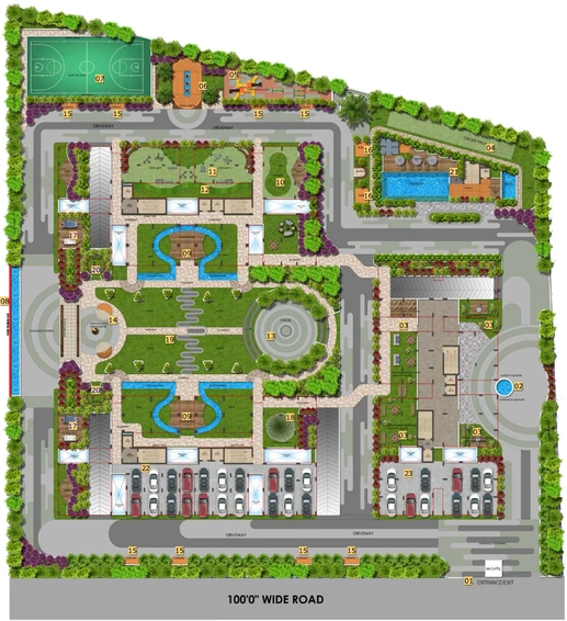 Master Plan of Pranathi Kiara in Tellapur, Hyderabad - Image 109300