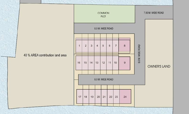 Master Plan of Sahara Star Residency in Padra Road, Vadodara - Image 109306