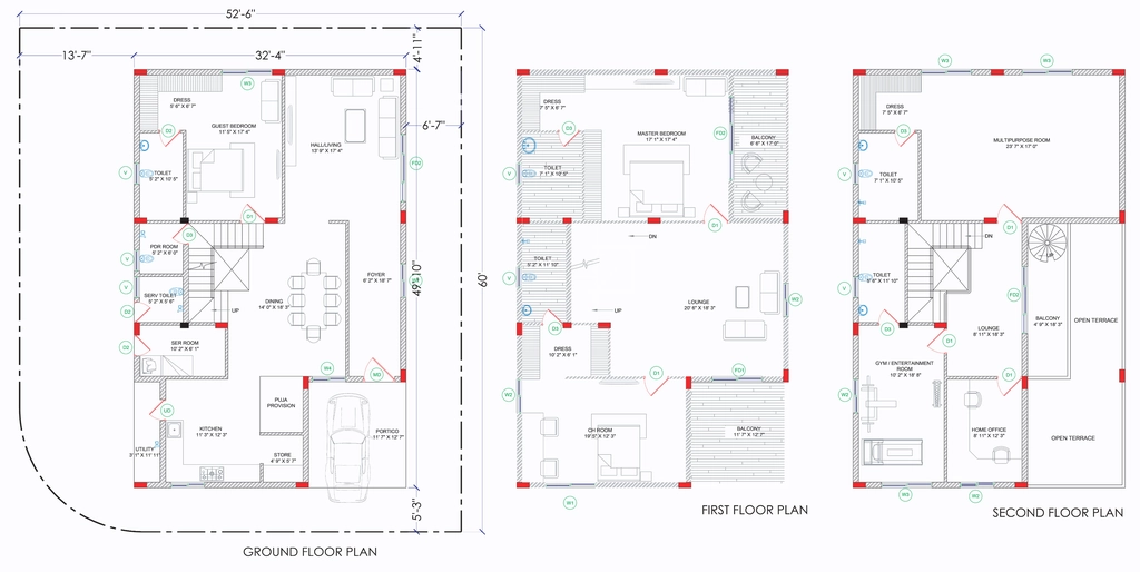 3 BHK House/Villa in Praneeth Pranav Grove Park in Gagillapur, Hyderabad - Image 727459