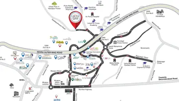 Location of Praneeth Pranav Grove Park - Image 109316