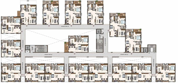 Floor Plan of Reliance Courtyard in Shankarpally, Hyderabad - Image 109327