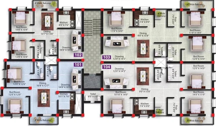 Master Plan of Satyabadi Residency in Patia, Bhubaneswar - Image 186333