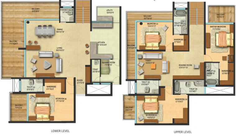 4 BHK Duplex in Century Renata in Sampangi Rama, Bangalore - Image 731980