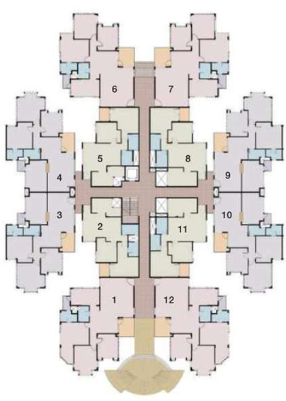 Floor Plan of Nandi Citadel in Bannerghatta, Bangalore - Image 110332