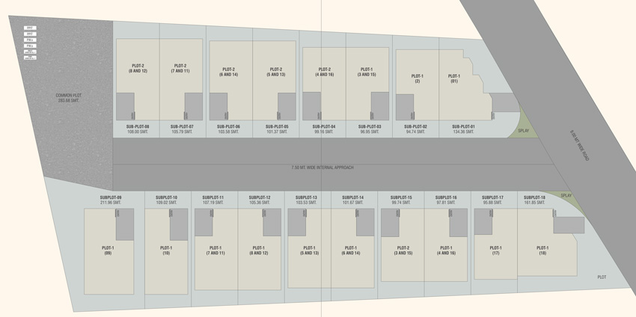 Master Plan of Vedant Park Royal in Bill, Vadodara - Image 109914