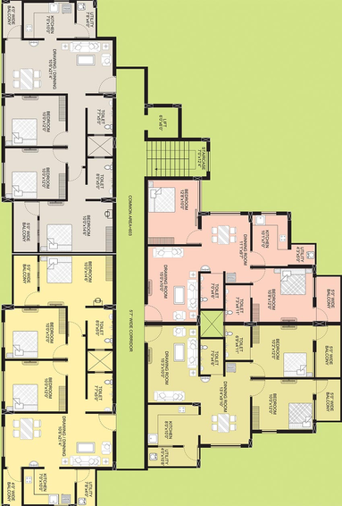 Floor Plan of Panda Nageswar Residency 2 in Patia, Bhubaneswar - Image 156669