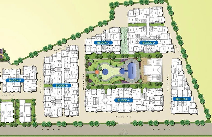 Master Plan of Panda Nageswar Residency 2 in Patia, Bhubaneswar - Image 156668