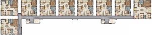 Floor Plan of KSR Signature 4 in Tellapur, Hyderabad - Image 109402