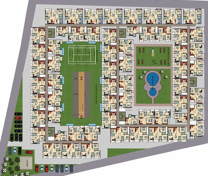 Master Plan of Mahaveer Galaxy in Kengeri, Bangalore - Image 186305