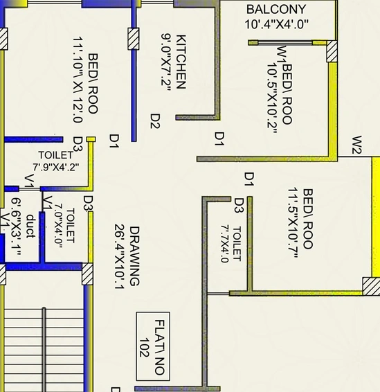 3 BHK Flat in BT Residency 3 in Rasulgarh, Bhubaneswar - Image 810532