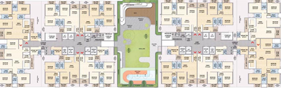 Floor Plan of Shreekhetra Greenpark in Khandagiri, Bhubaneswar - Image 157366