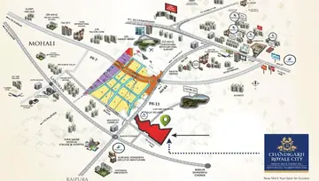 Location of Chandigarh Royale City - Image 168986
