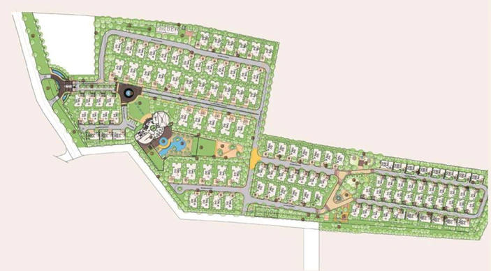 Master Plan of Skylark Arcadia in Krishnarajapuram, Bangalore - Image 110361