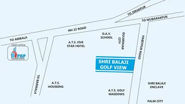 Location of Preet Shri Balaji Golf View - Image 170155