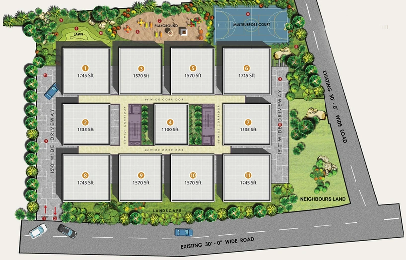 Master Plan of Nirmal Landmark in Ramanthapur, Hyderabad - Image 112854