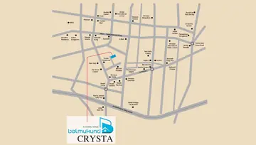 Location of Satyay Balmukund Crysta - Image 110004