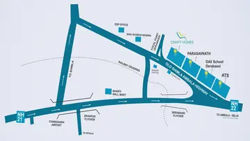 Location of Comfy Homes - Image 169018