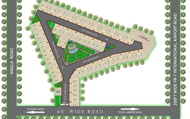 Master Plan of Maxxus Elanza in Zirakpur, Chandigarh - Image 169940