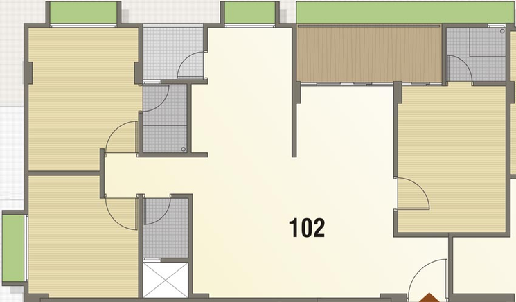 3 BHK Flat in VP Akshar Revival in Paldi, Ahmedabad - Image 730001