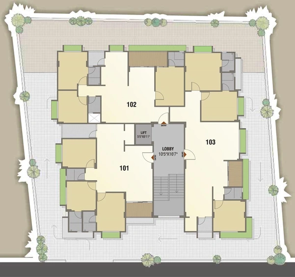 Master Plan of VP Akshar Revival in Paldi, Ahmedabad - Image 110114
