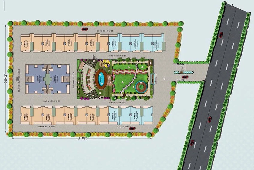 Master Plan of GVT Beliston Avenue in Zirakpur, Chandigarh - Image 167827