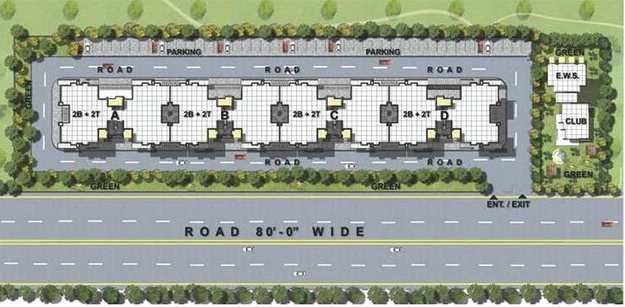 Master Plan of Sushma Green Vista in Zirakpur, Chandigarh - Image 168943