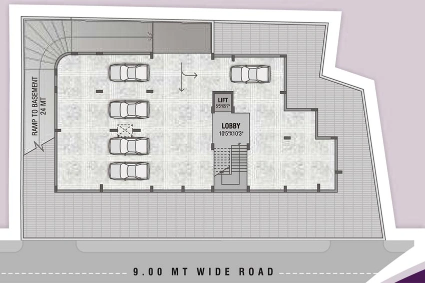 Master Plan of VP Akshar Amrut in Paldi, Ahmedabad - Image 110127