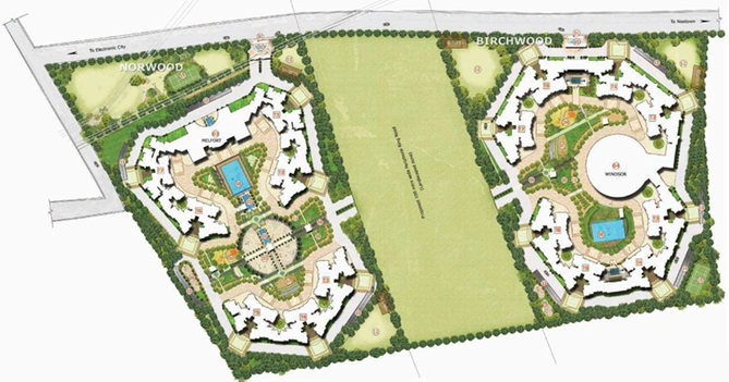 Master Plan of Prestige Sunrise Park in Electronic City, Bangalore - Image 110416