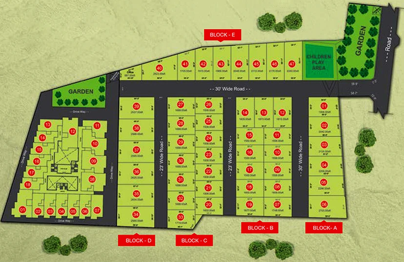 Master Plan of Sree Daksha Aashritha in Vadavalli, Coimbatore - Image 170529