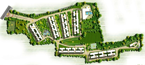 Master Plan of Prestige Ferns Residency in Haralur, Bangalore - Image 110246